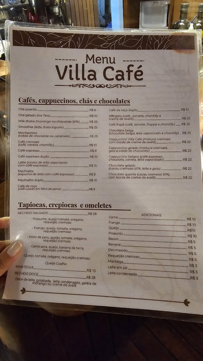 Menu Villa Café-1