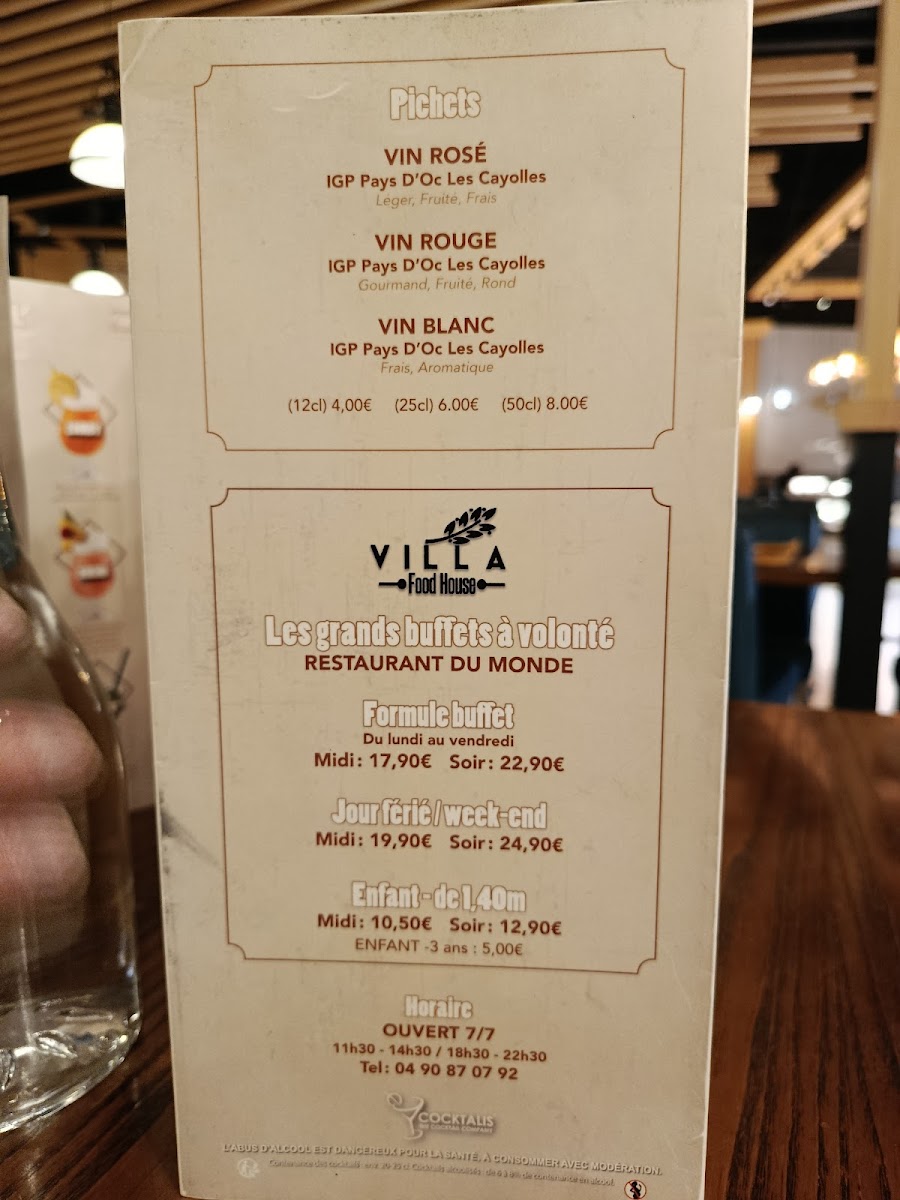 Menu Villa Food House-1