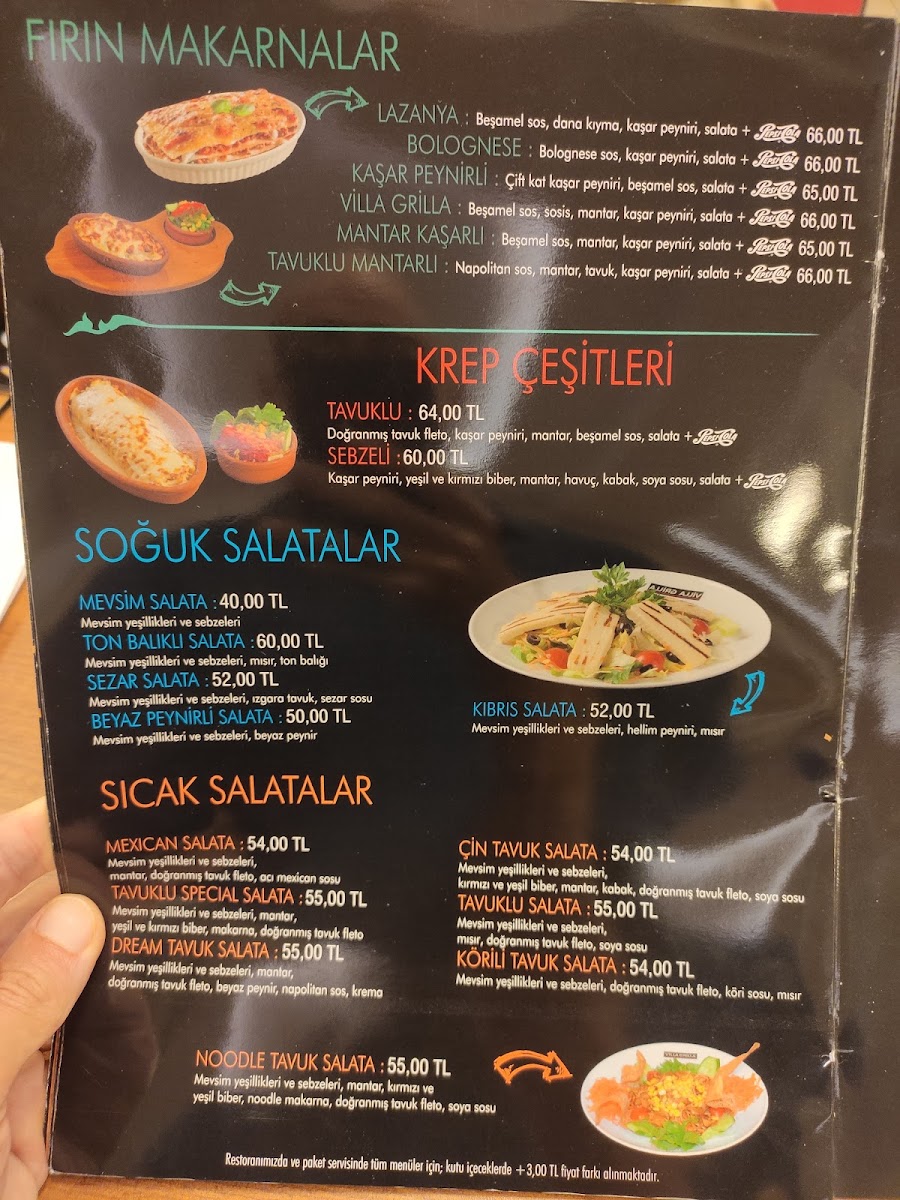 Menu Villa Grilla (Karşıyaka)-1