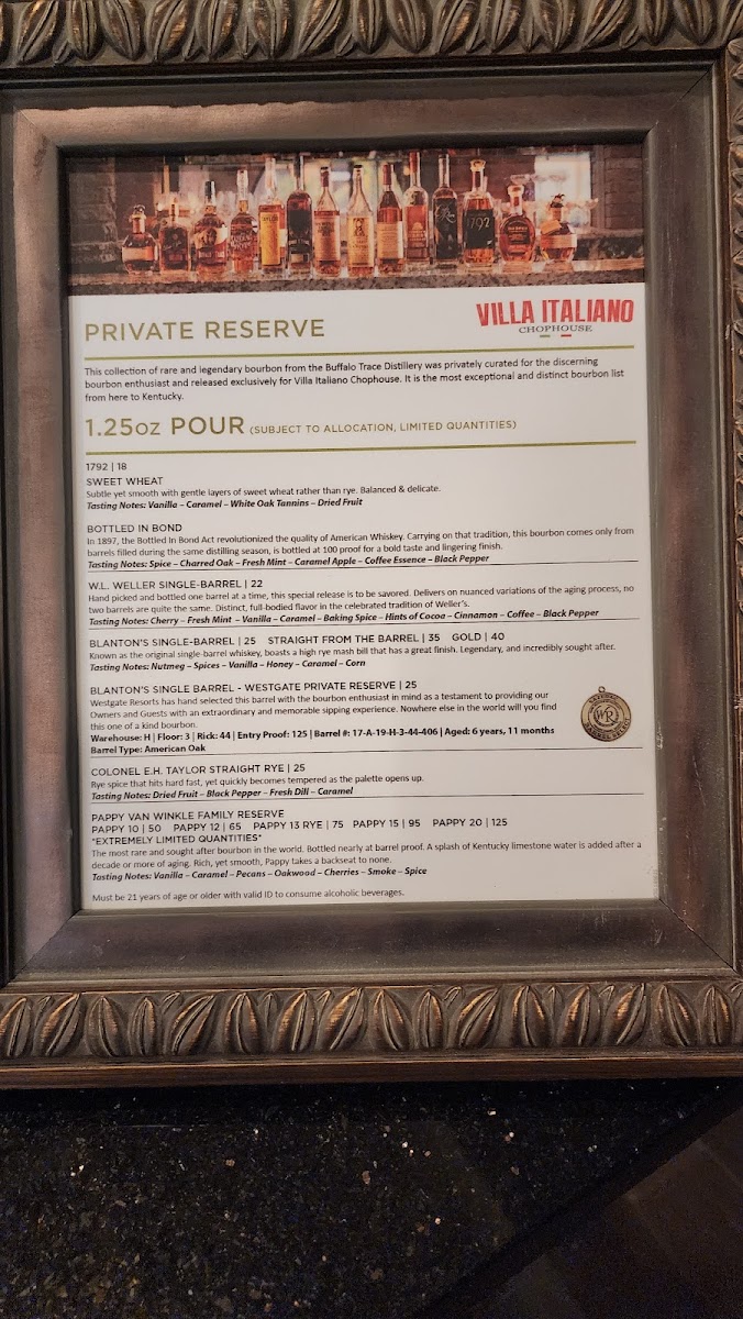 Menu Villa Italiano Chophouse-10