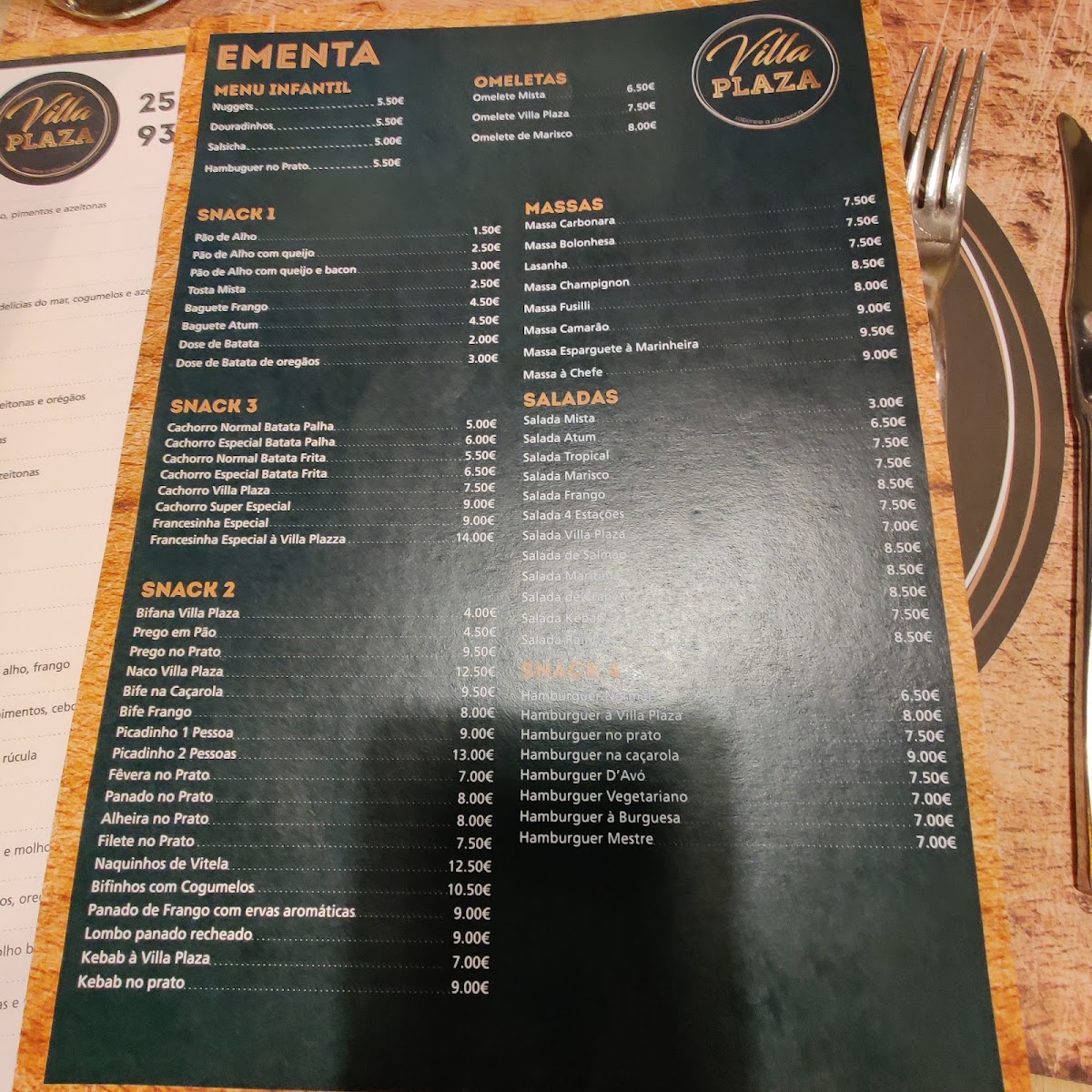 Menu Villa Plaza-3