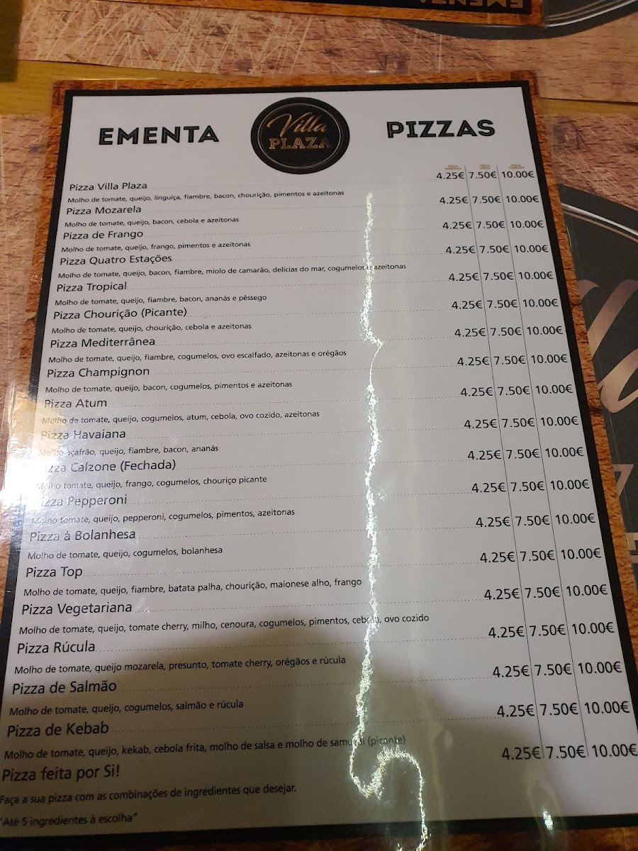 Menu Villa Plaza-7