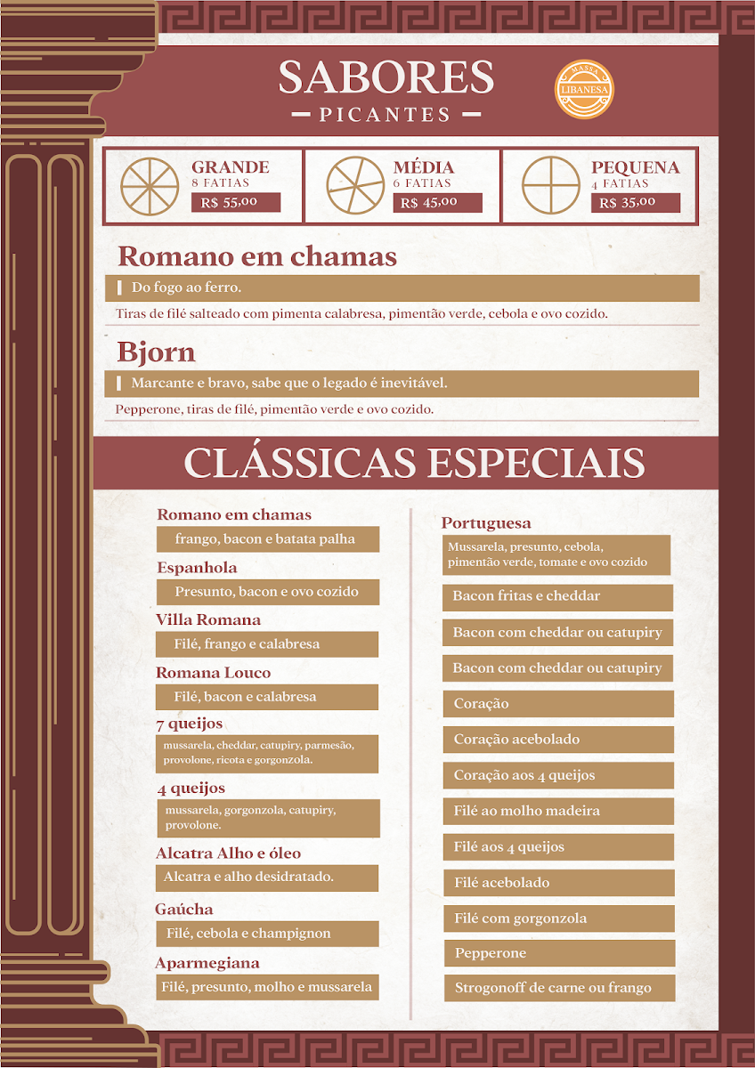 Menu Villa Romana - Pizzaria-7