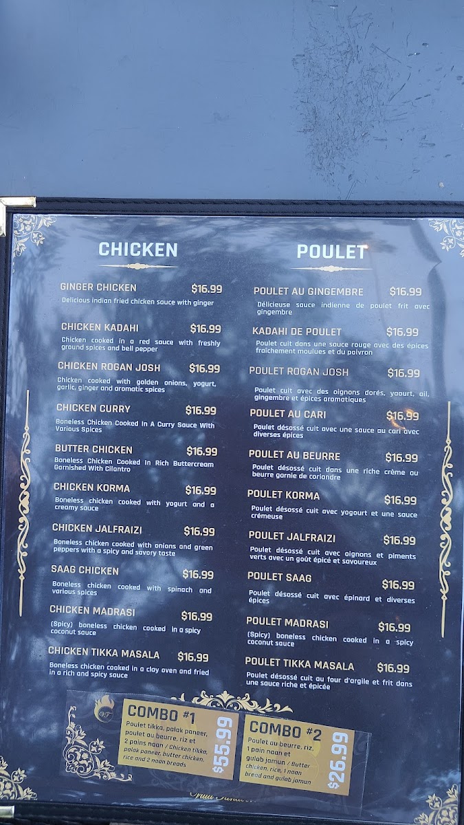 Menu Villa Tandoori Best Indian Food Montreal-5