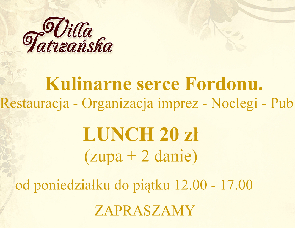 Menu Villa Tatrzańska-2