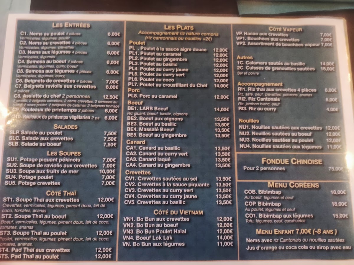 Menu Village D'asie-3
