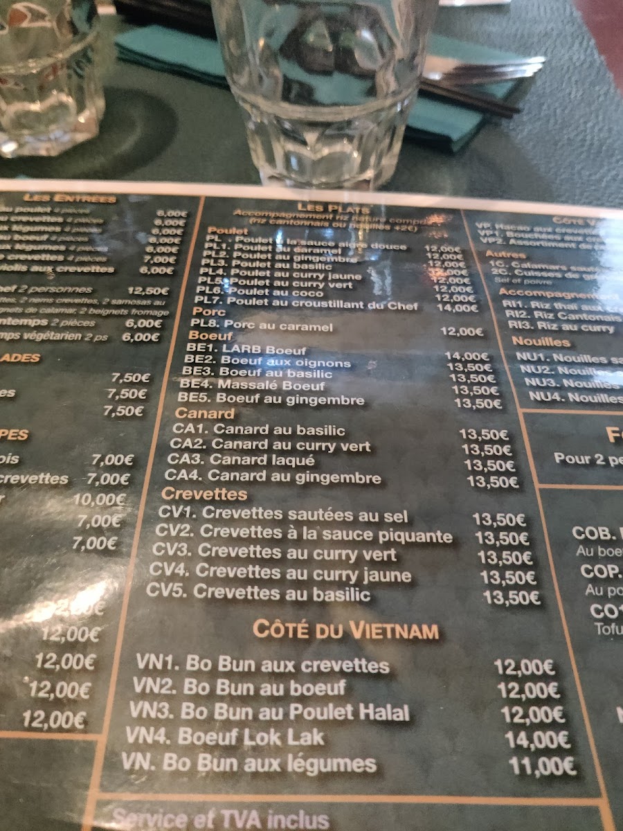 Menu Village D'asie-9