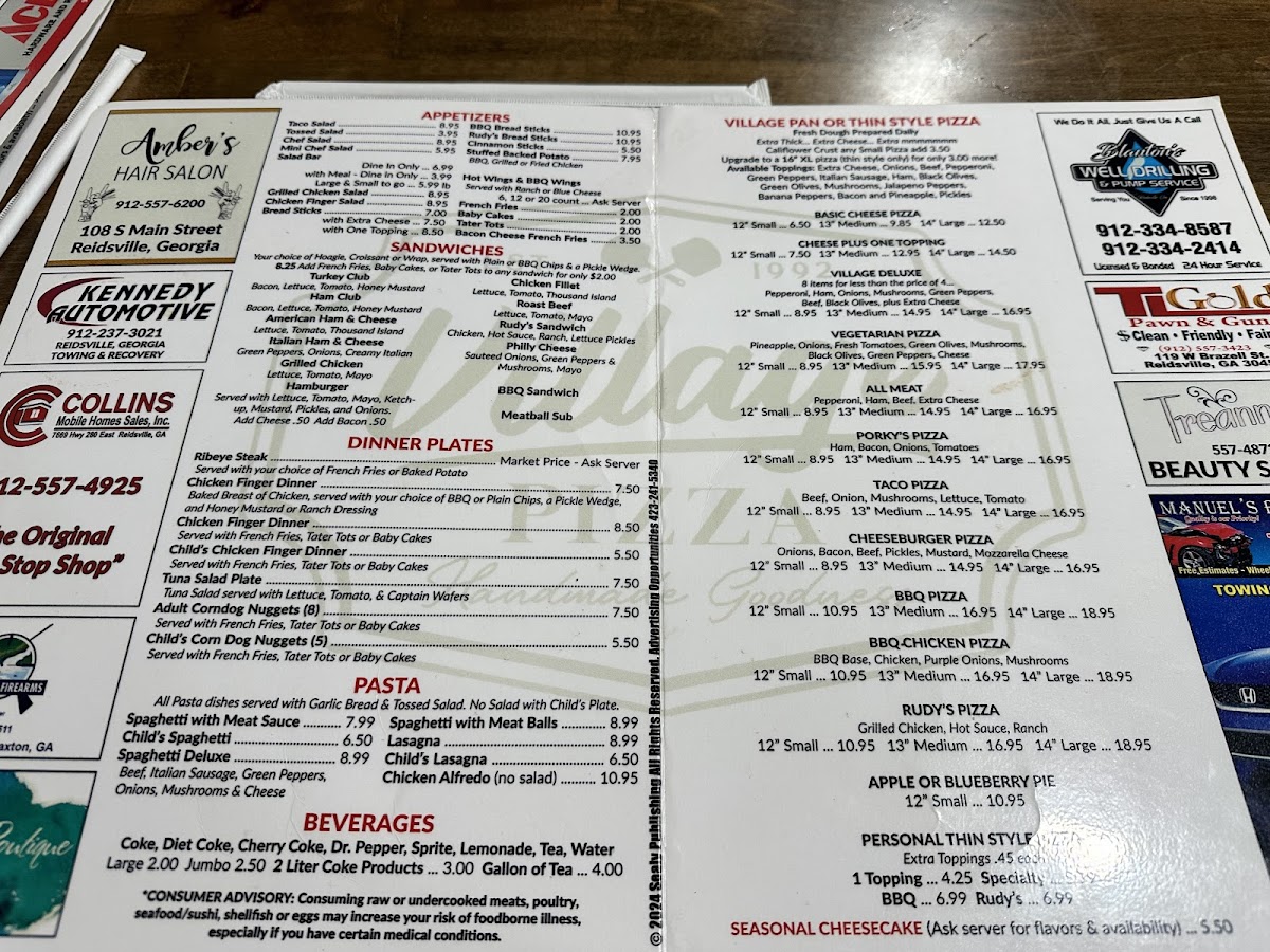 Menu Village Pizza-4