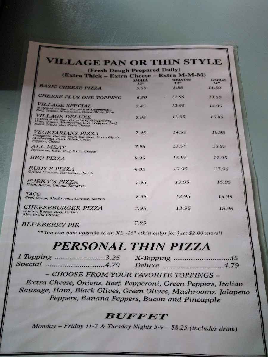 Menu Village Pizza-5