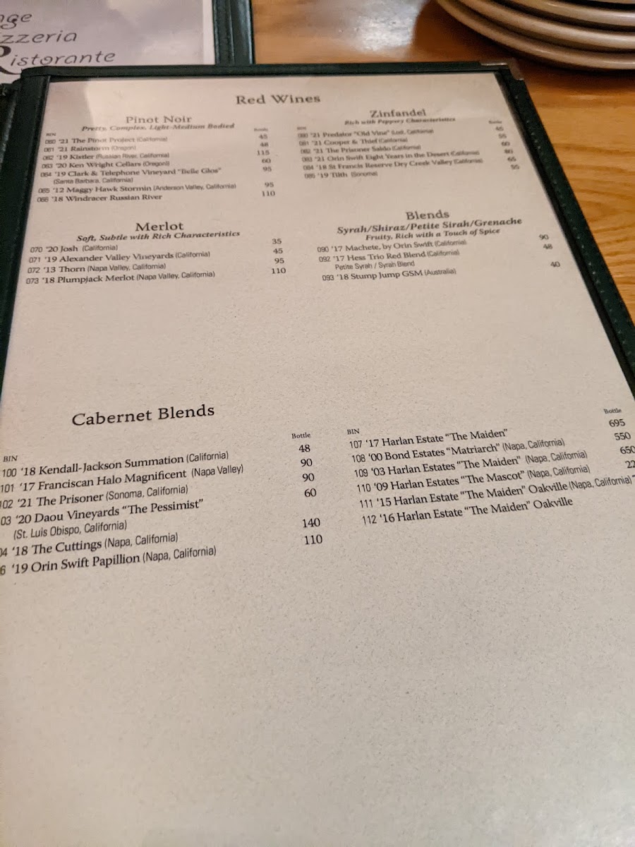 Menu Village Pizzeria & Ristorante-9