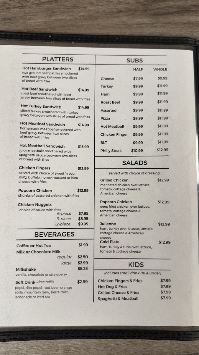 Menu Village Restaurant-3
