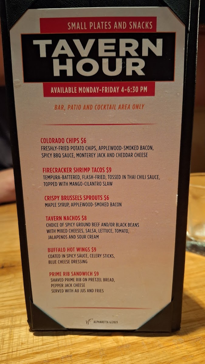 Menu Village Tavern-10