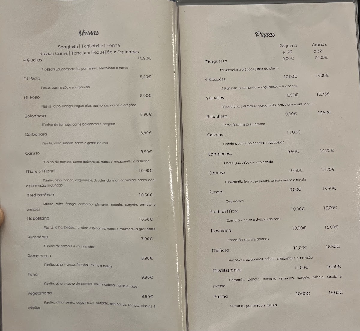 Menu Villaggio Porto - Restaurante Pizzaria-2