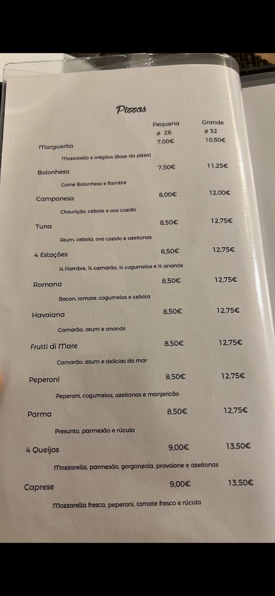 Menu Villaggio Porto - Restaurante Pizzaria-9