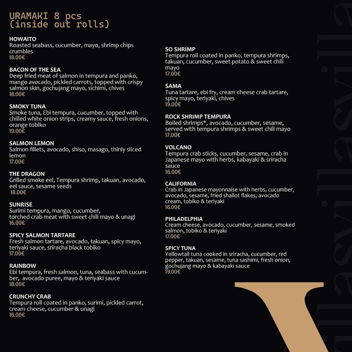 Menu Villas Seaside Lounge & Restaurant-1