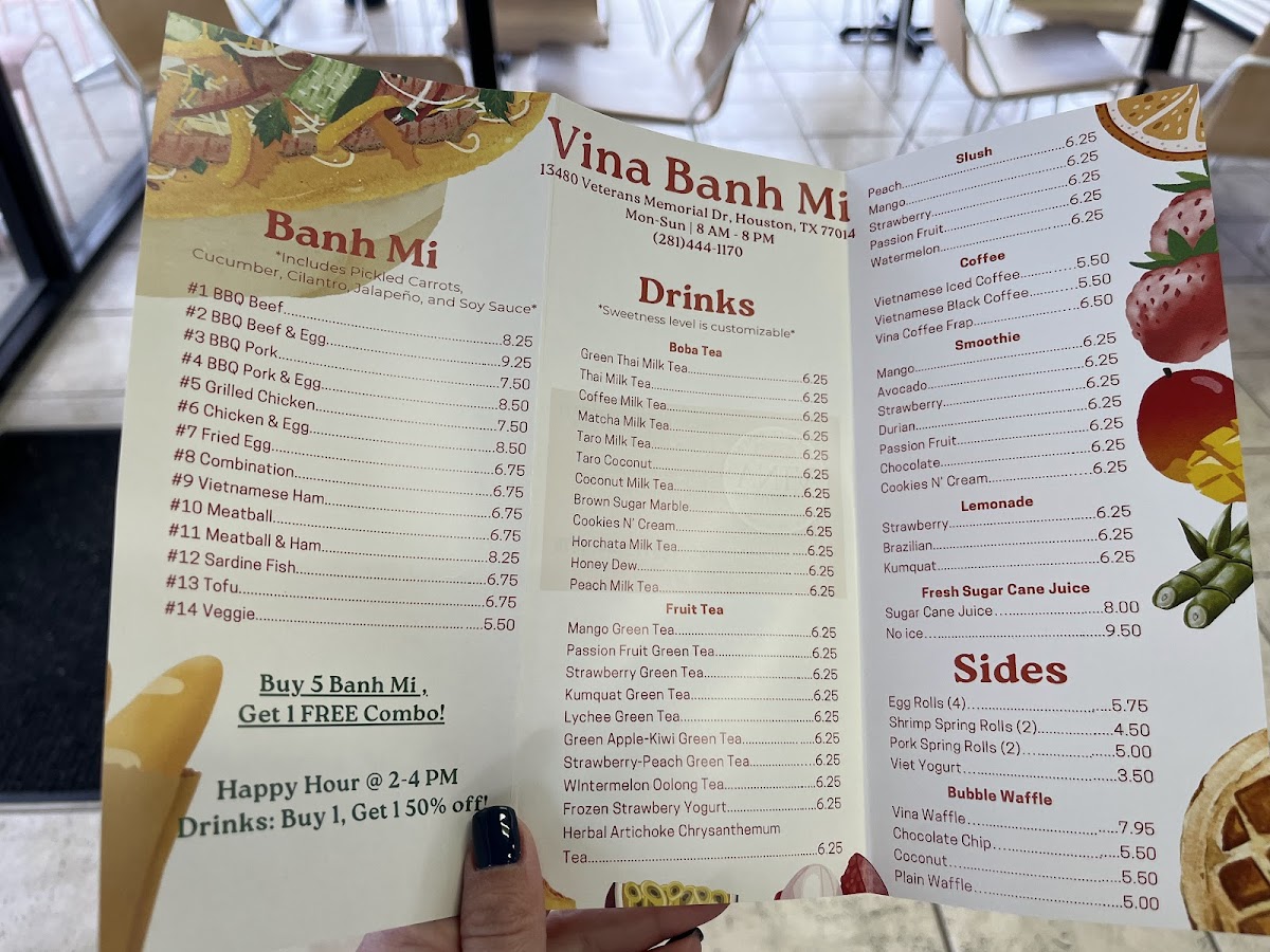 Menu Vina Bakery (Vietnamese Sandwich)-6