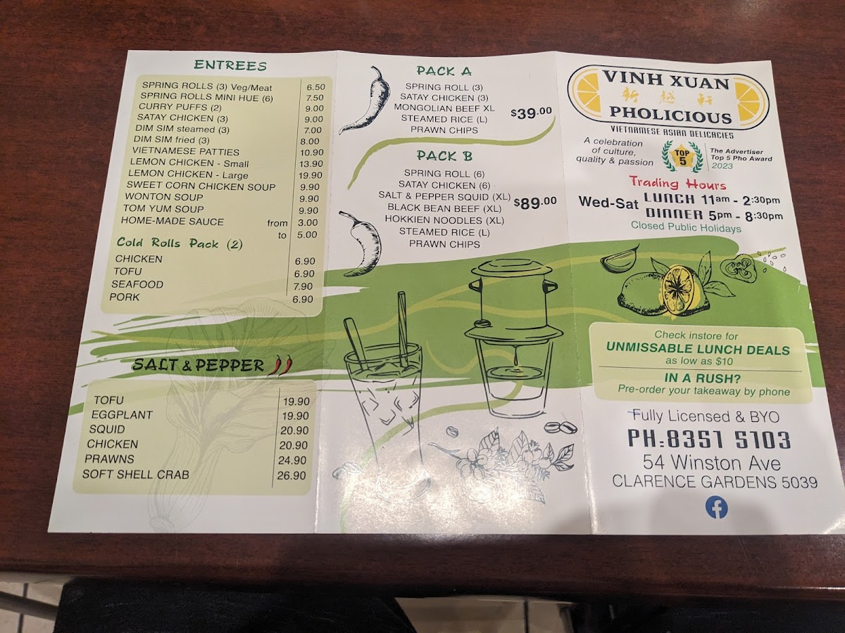 Menu Vinh Xuan Pholicious-2