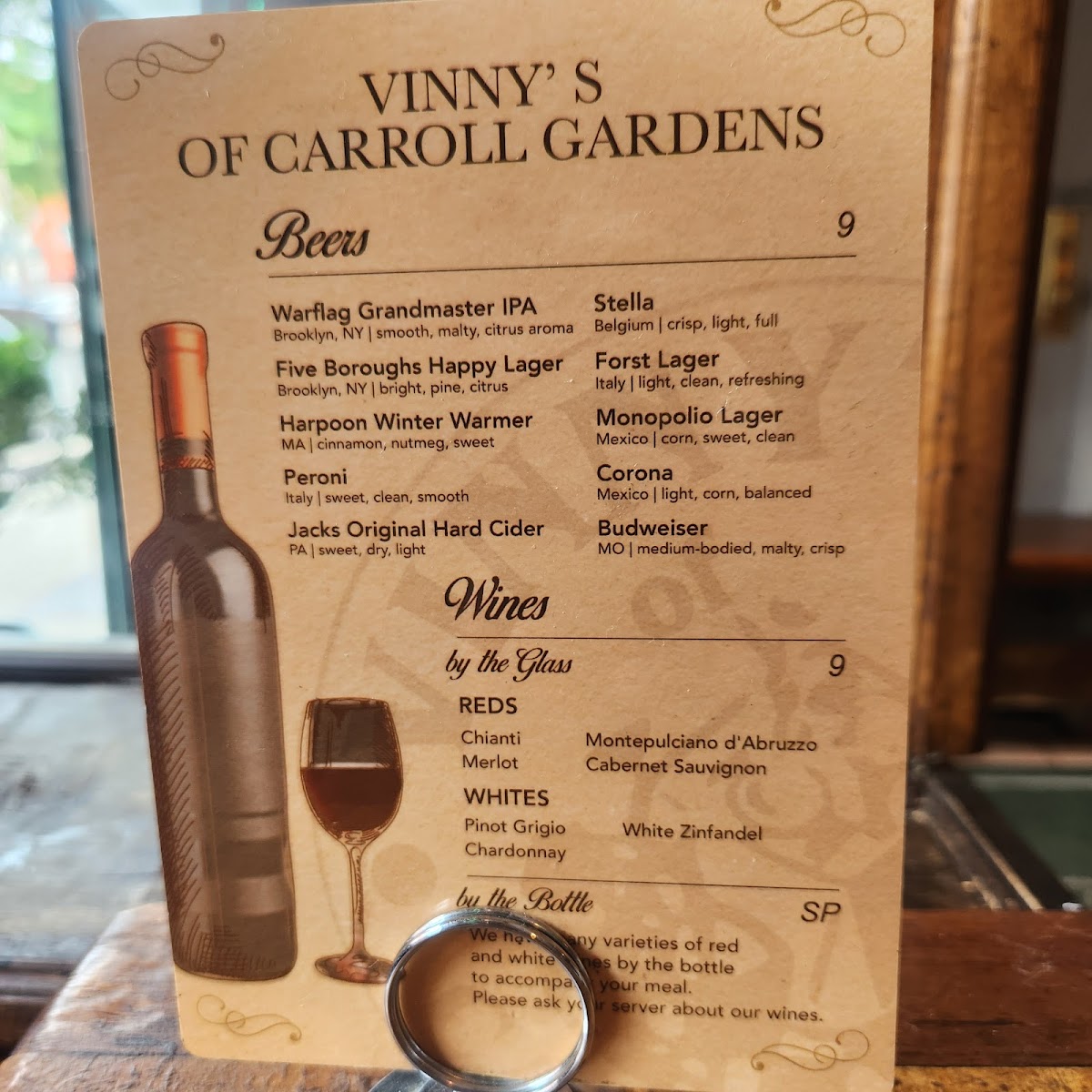 Menu Vinny's Of Carroll Gardens-10