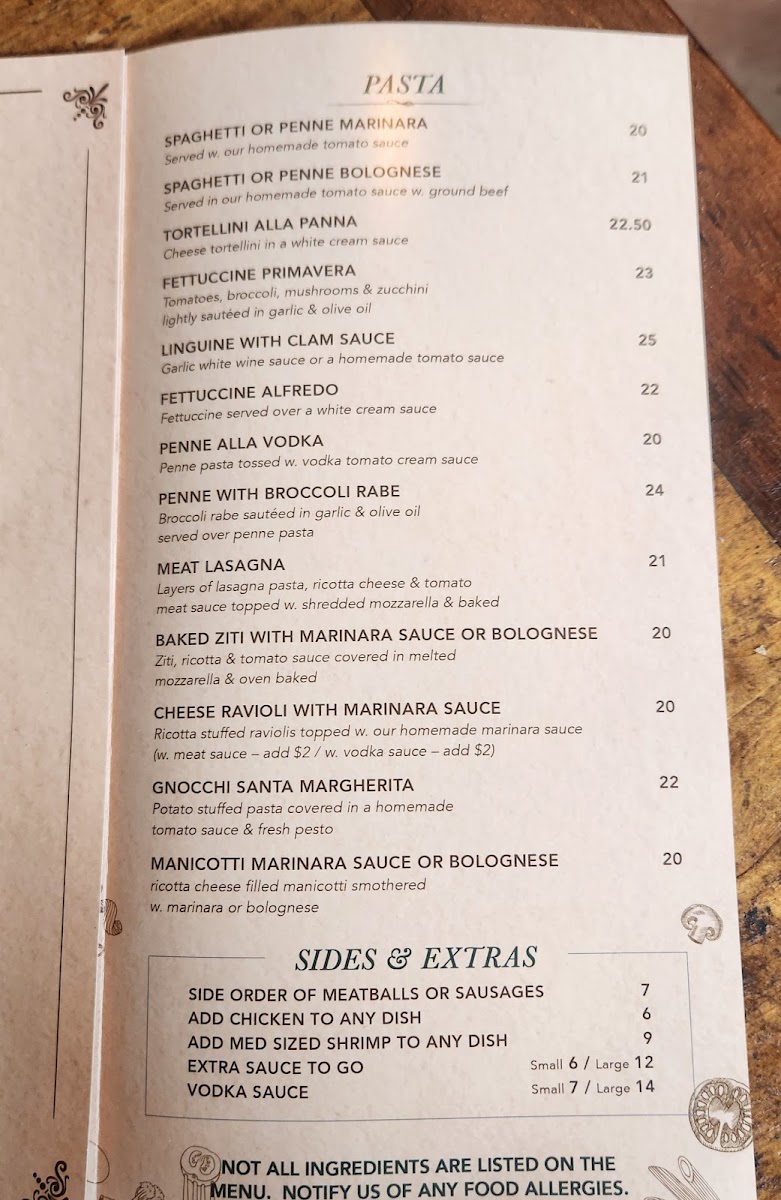 Menu Vinny's Of Carroll Gardens-8