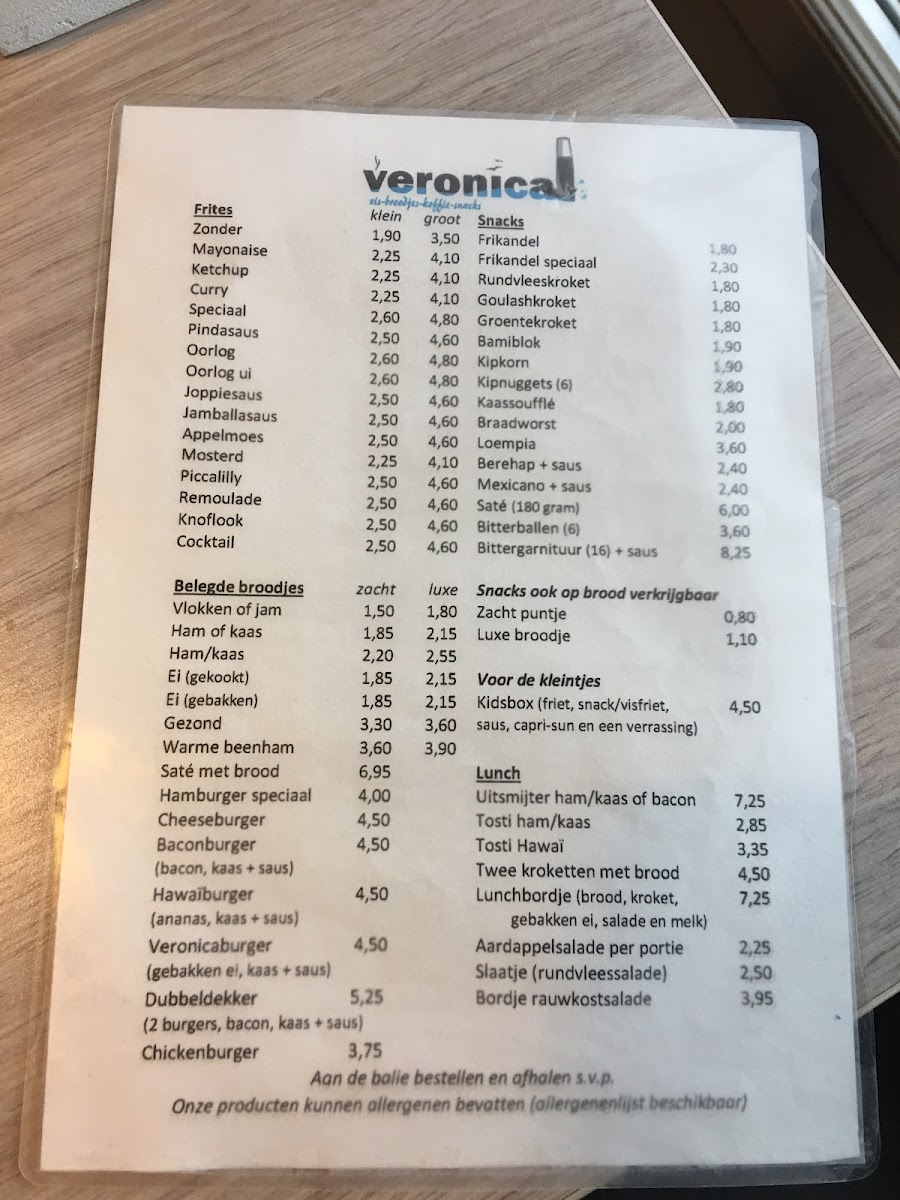 Menu Vis- En Cafetaria Veronica-5