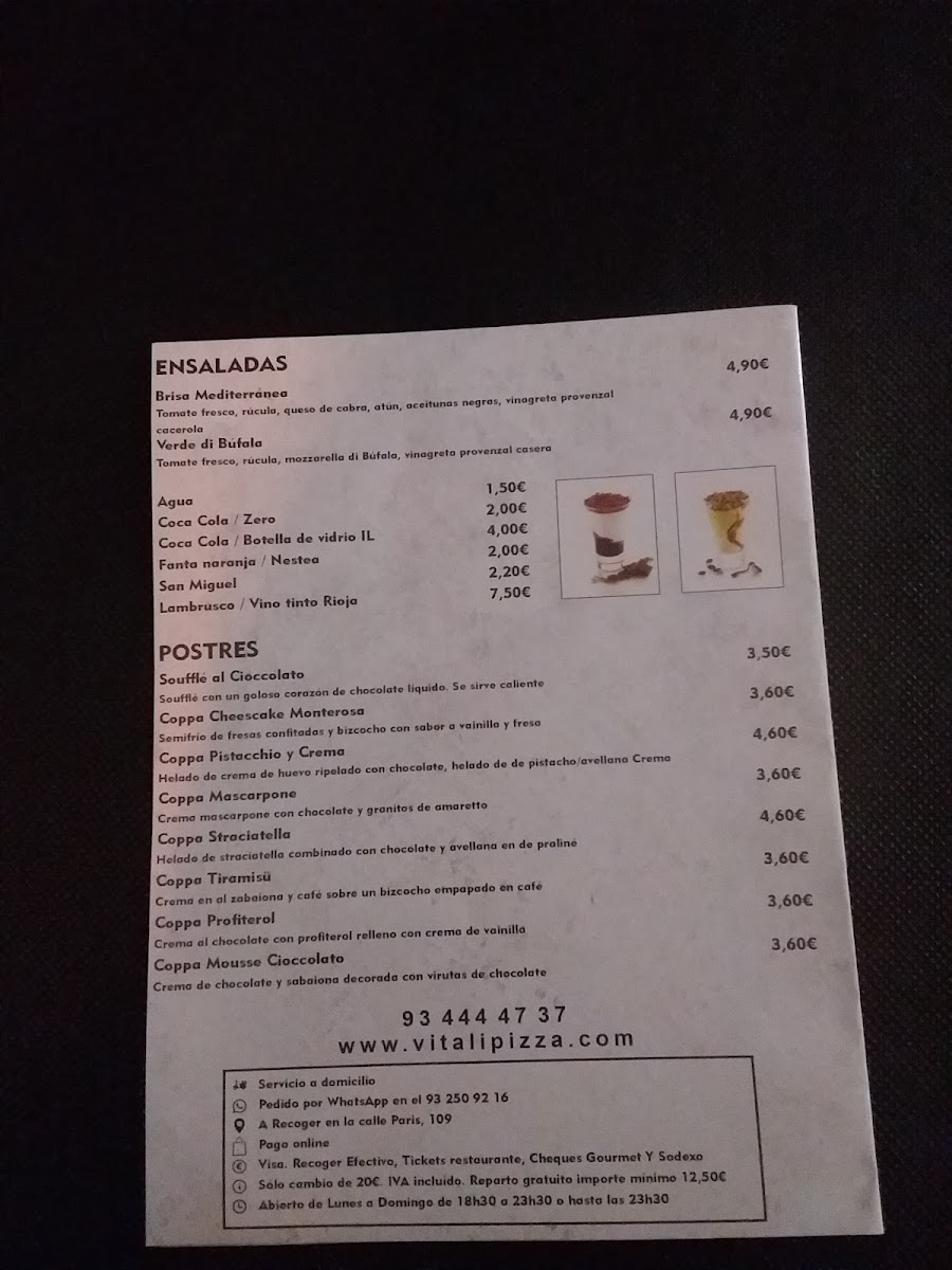 Menu Vitali Pizza-1