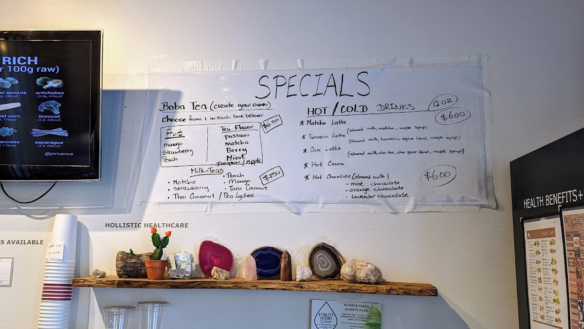 Menu Vitality Juicery (Smoothie And Juice)-10