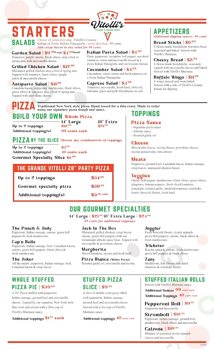 Menu Vitolli's Pizzeria & Italian Eatery-5