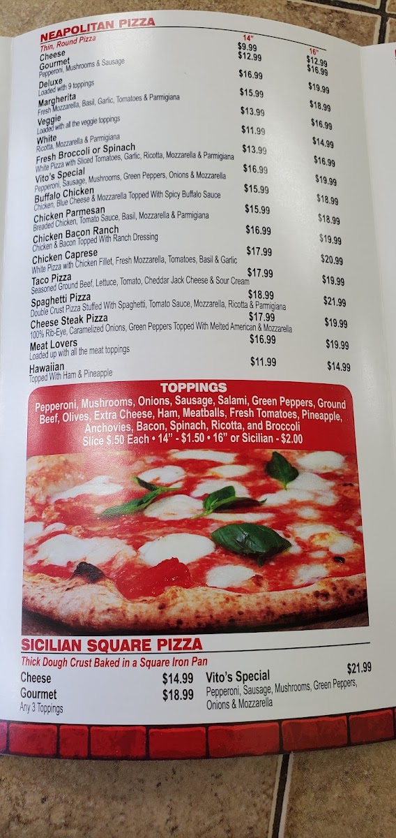 Menu Vito's Express-6