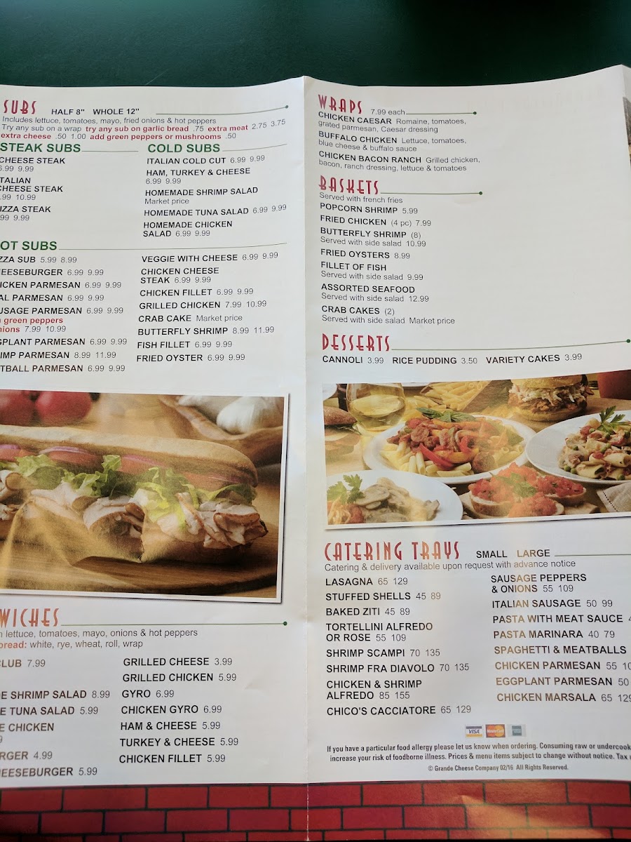 Menu Vito's Express-9