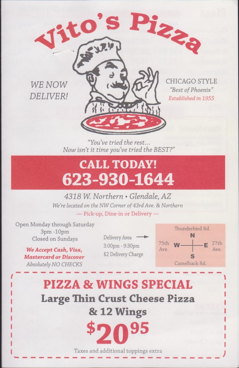 Menu Vito's Pizza-2