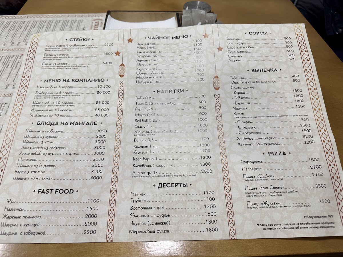 Menu Viva La Plov!-1
