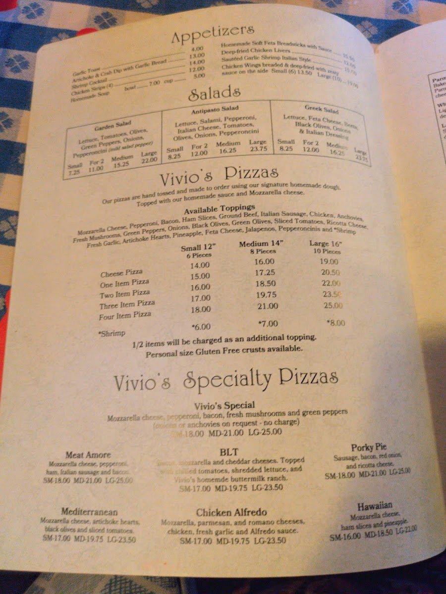 Menu Vivio's-3