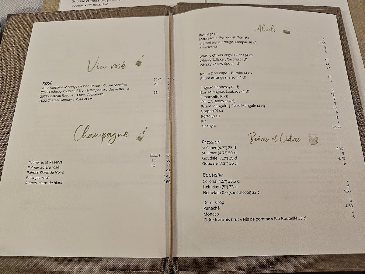 Menu Vivo - Restaurant À Cagnes Sur Mer-4