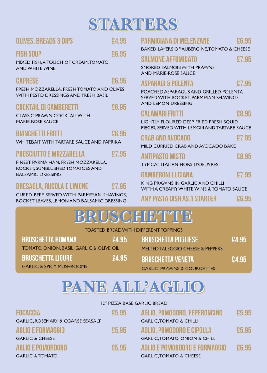 Menu Volare-1