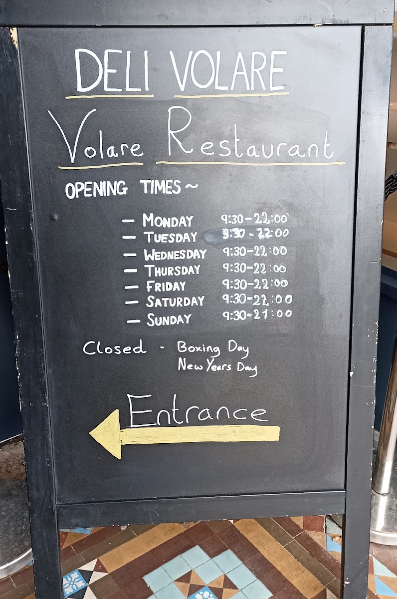 Menu Volare-7