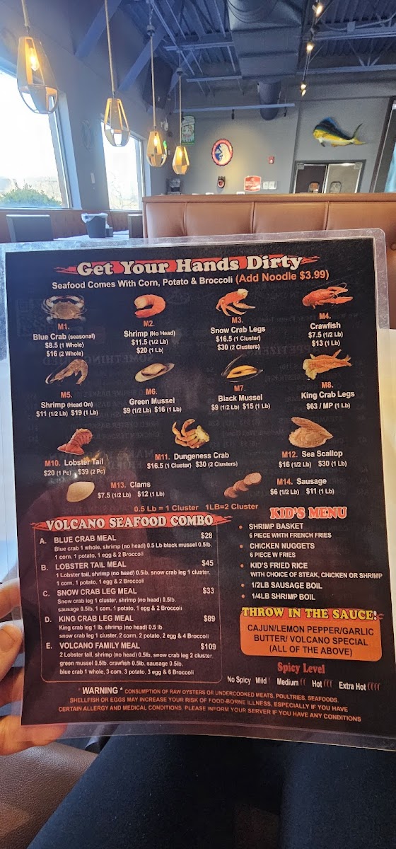 Menu Volcano Crab And Ramen Bar-6