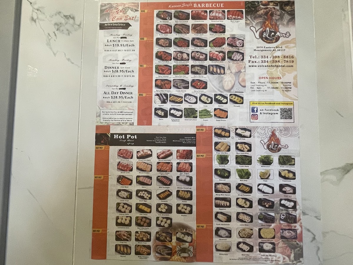 Menu Volcano Hot Pot & Korean Bbq-6