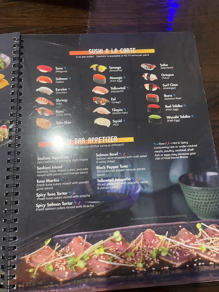 Menu Volcano Sushi & Asian Bistro-3