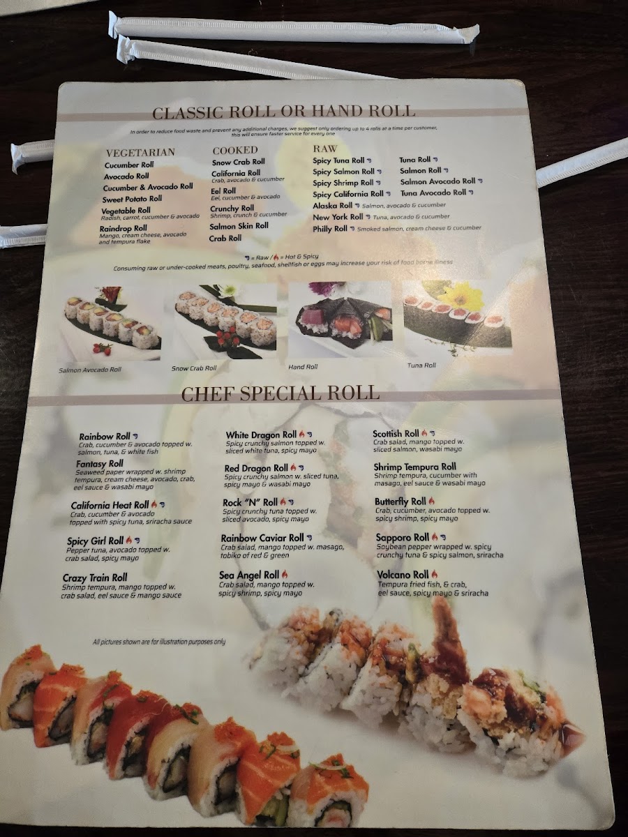 Menu Volcano Sushi & Asian Bistro-5