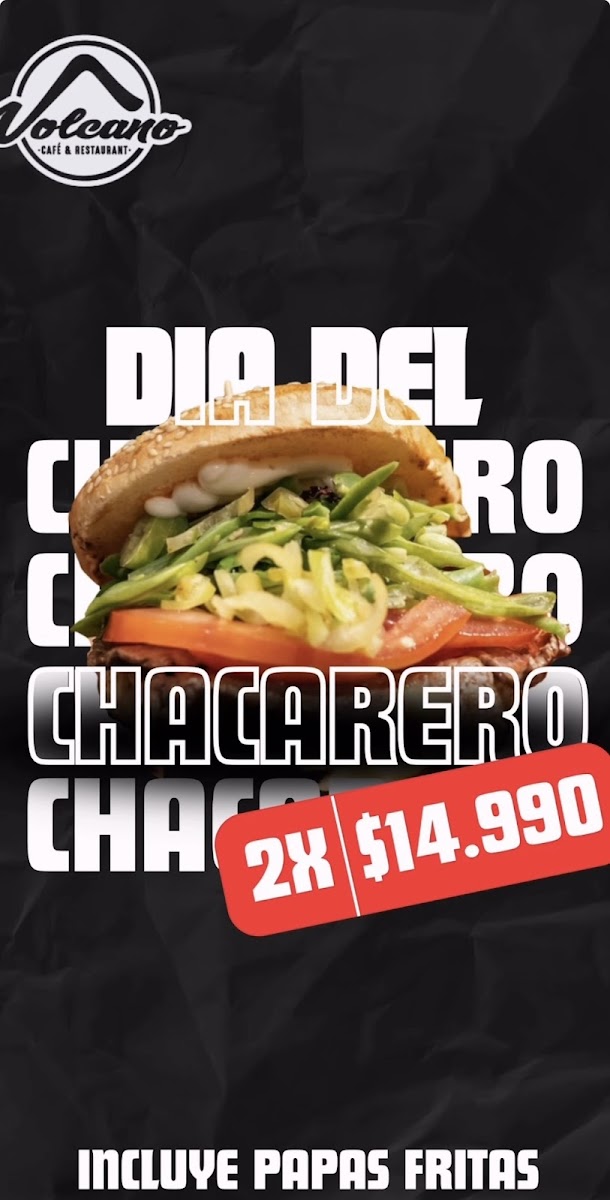 Menu Volcano-2