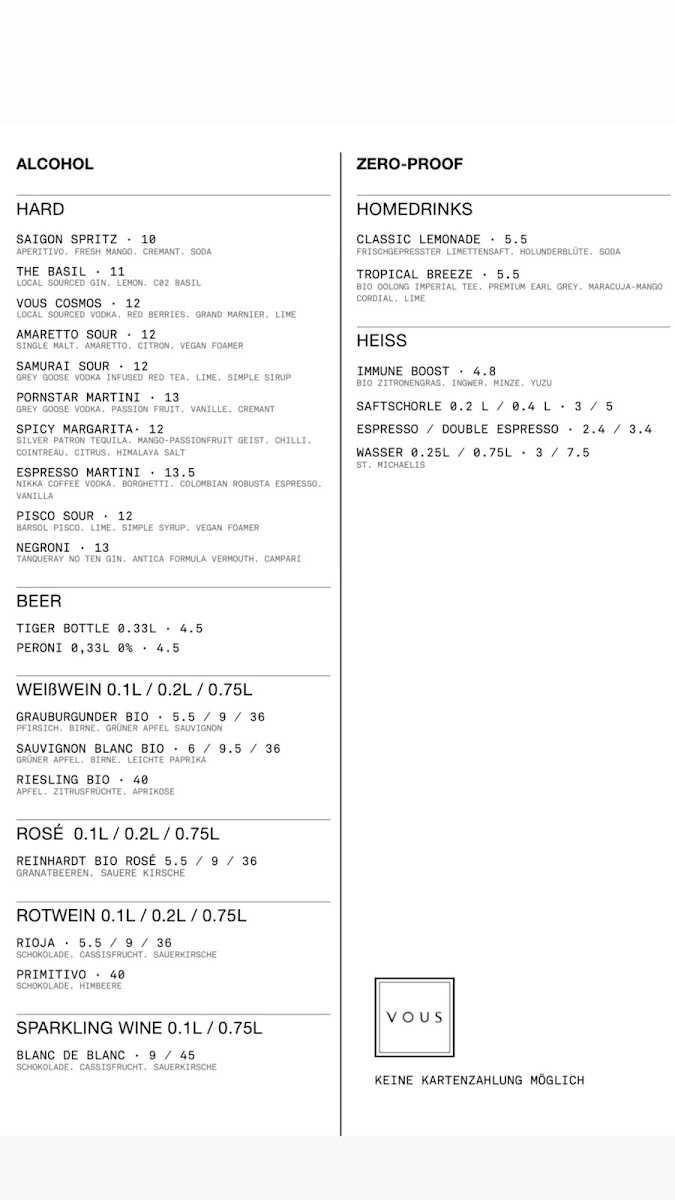 Menu Vous Restaurant & Bar-3