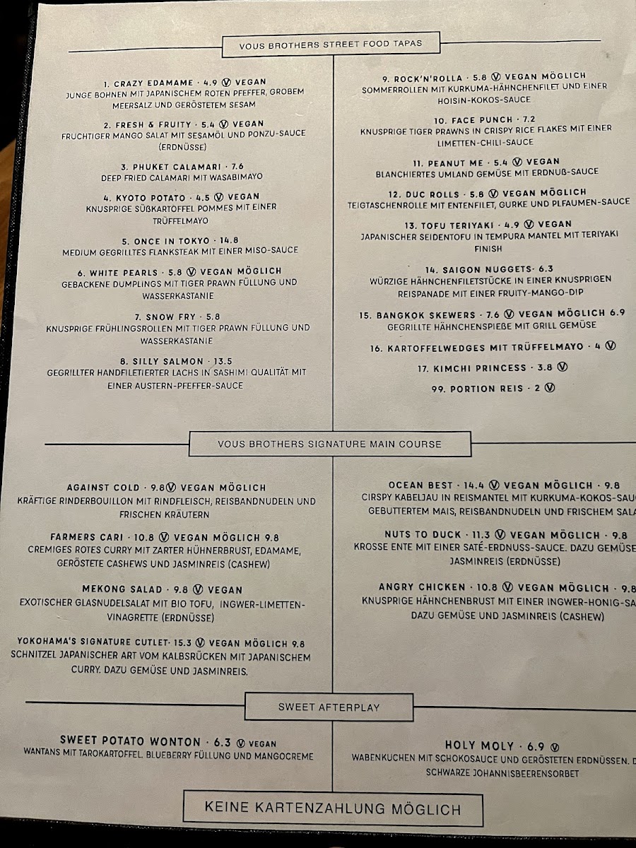 Menu Vous Restaurant & Bar-8