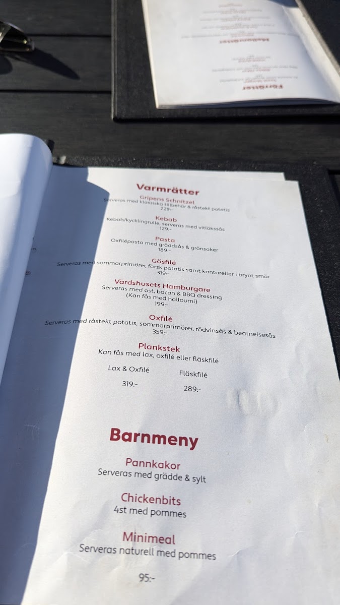 Menu Värdshuset Gripen-3