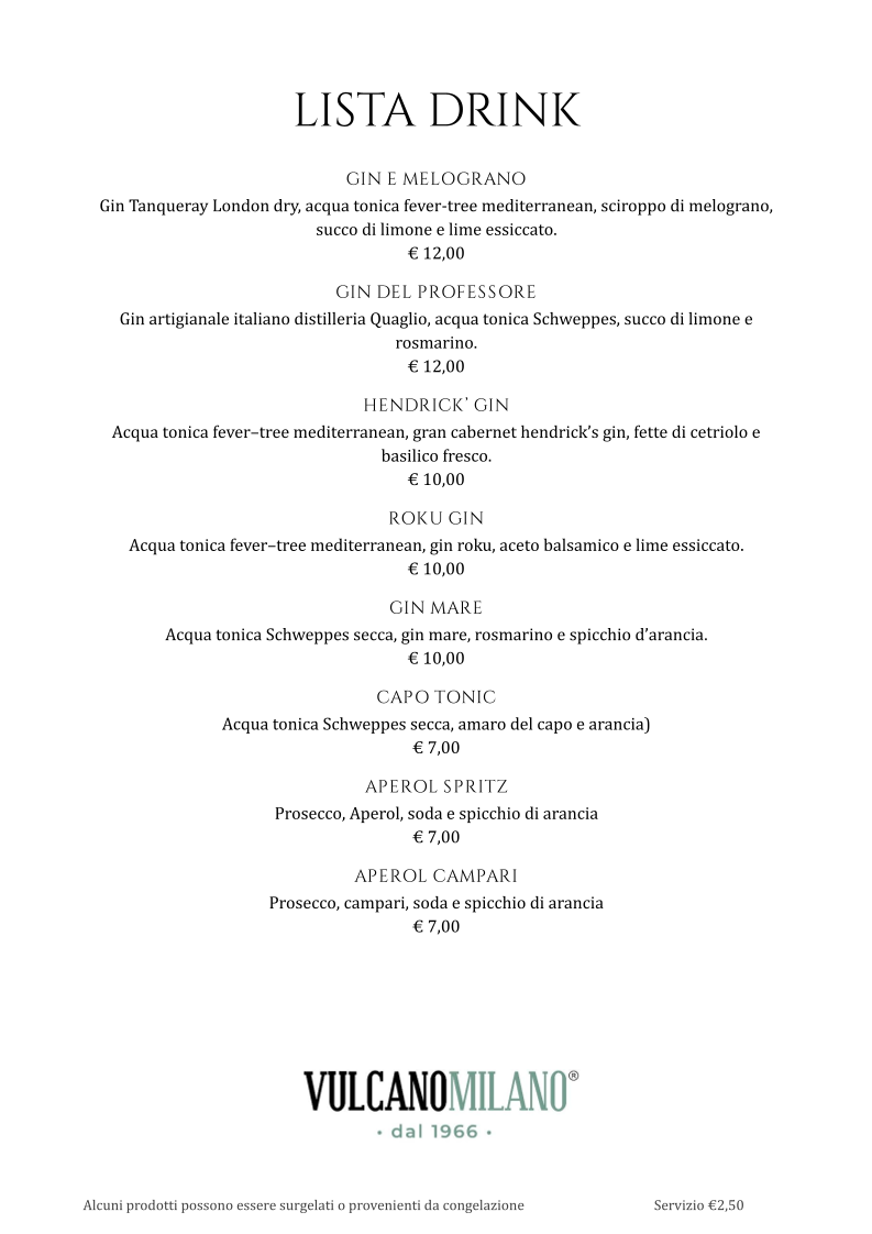Menu Vulcano Milano Pizza E Pesce-5