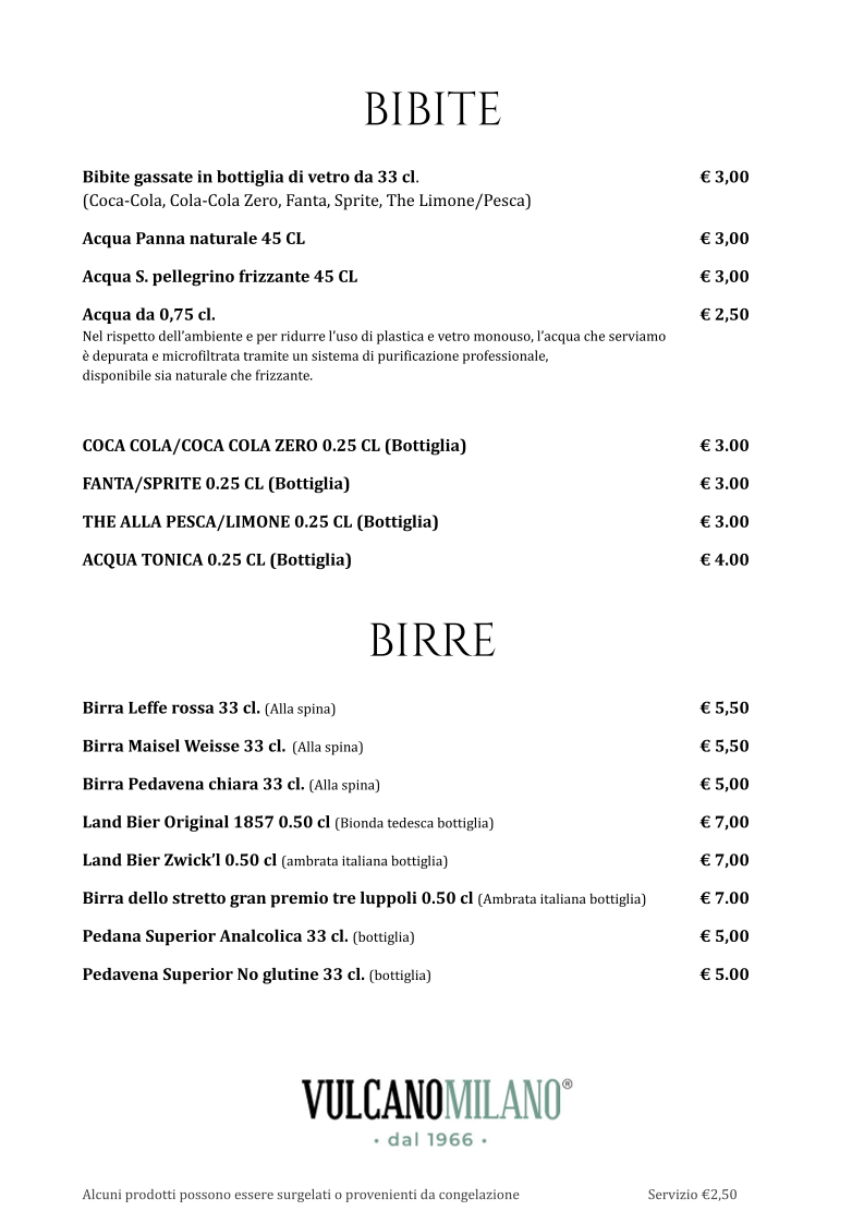 Menu Vulcano Milano Pizza E Pesce-9
