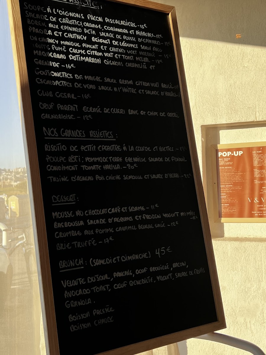 Menu V&v⎮Coti-10