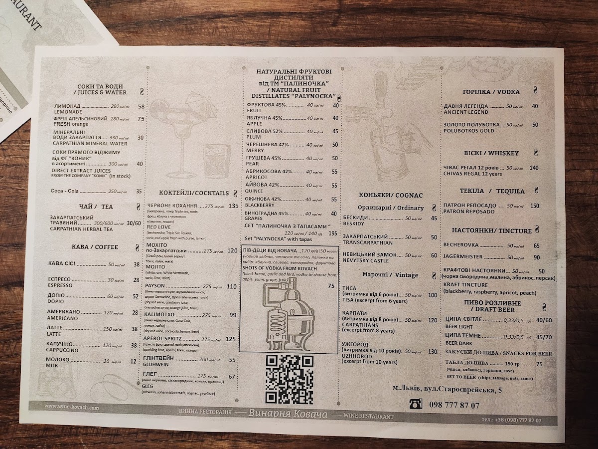 Menu Vynarnya Kovacha-6