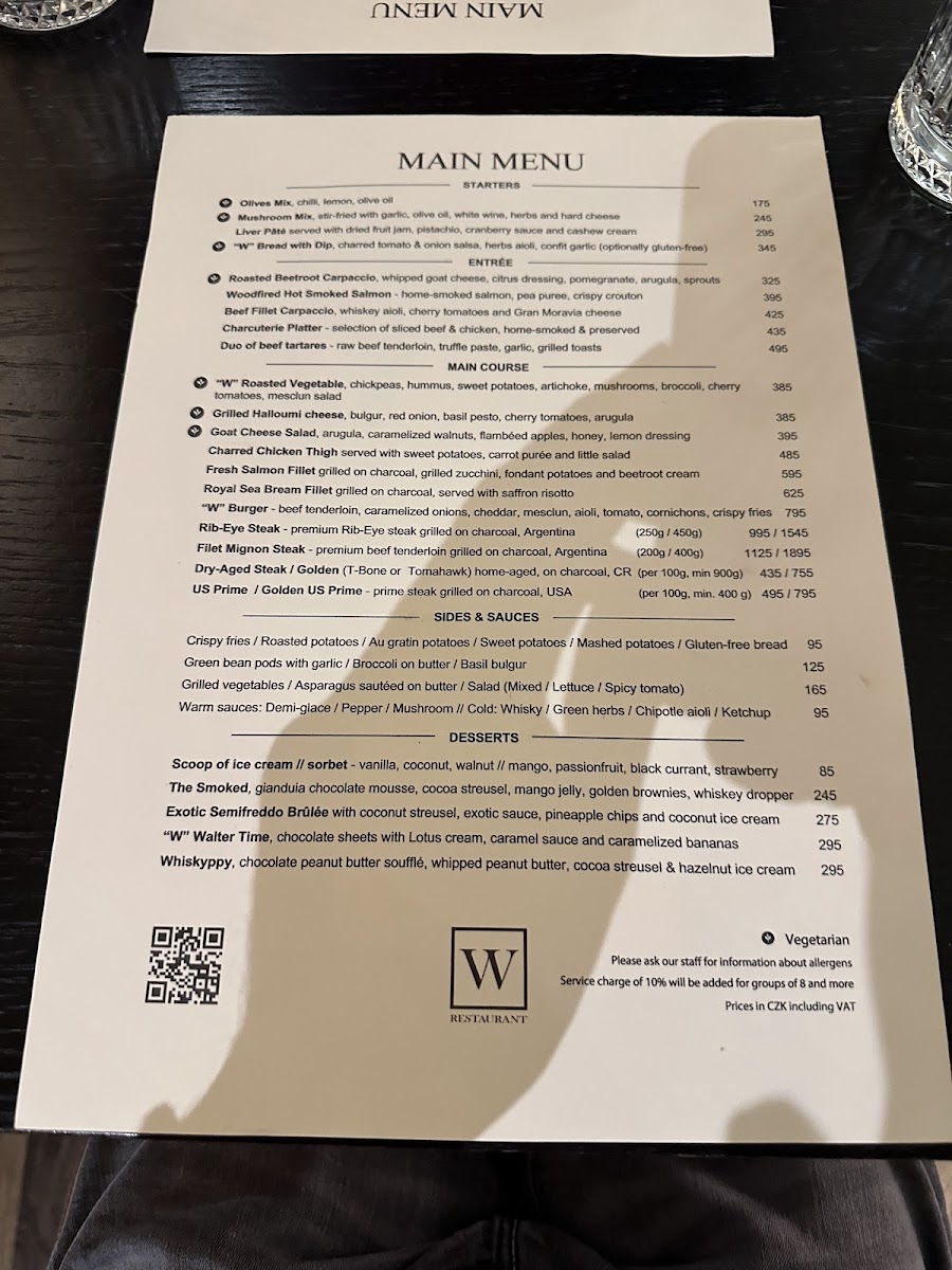 Menu W Restaurant - Meat, Wine & Whiskey-3