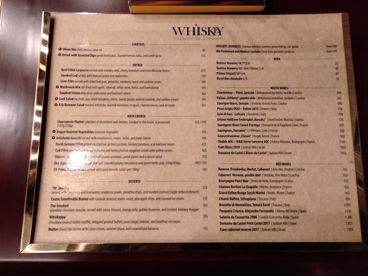 Menu W Restaurant - Meat, Wine & Whiskey-7