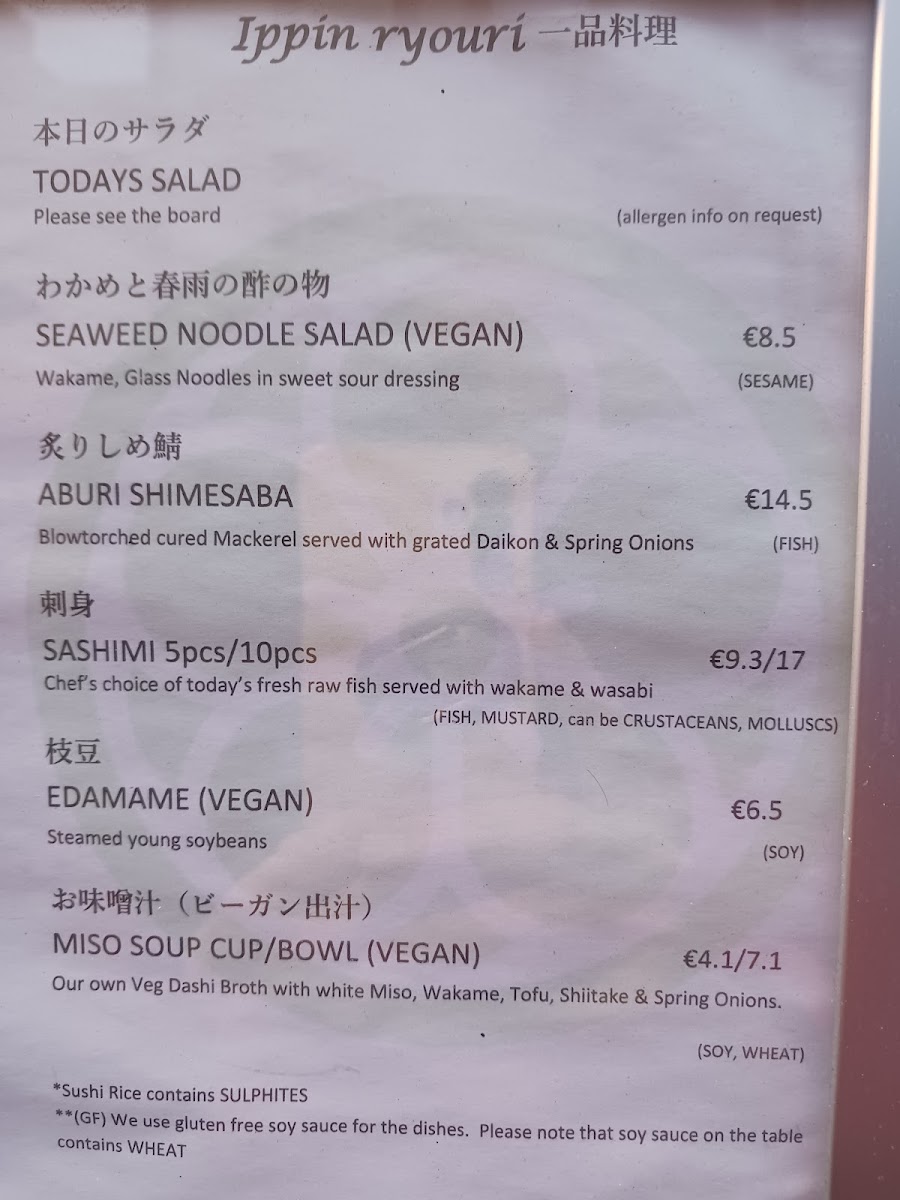 Menu Wa Sushi (Wa Cafe) わ鮨-6